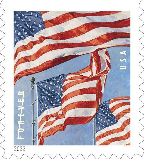 US Flag Stamp 2022