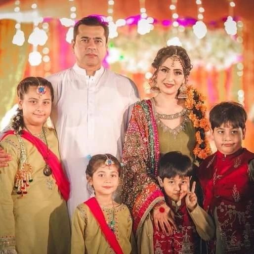 Imran Riaz Khan with his Family
