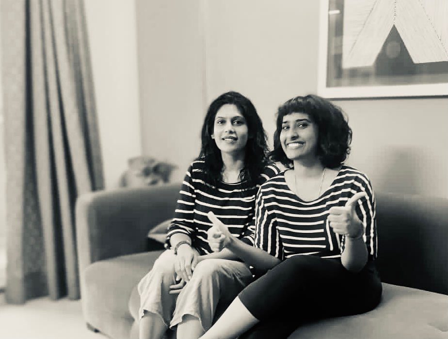 Palki Sharma with her Sister