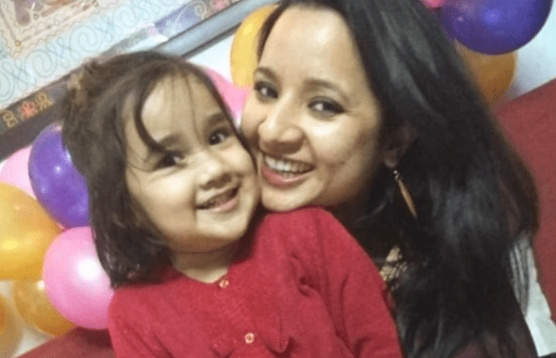 Aparna with her Daughter