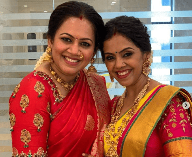 Archana Chandhoke with her Younger Sister Anita Chandhoke