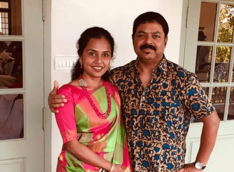 James Vasanthan with his Wife - Suganthi Vasanthan
