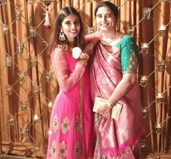 Garima Bhardwaj with her Mother